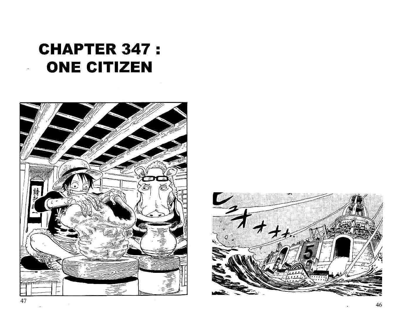 Komik One Piece Chapter 349 gambar nomor 1