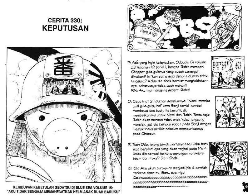 Komik One Piece Chapter 330 gambar nomor 1