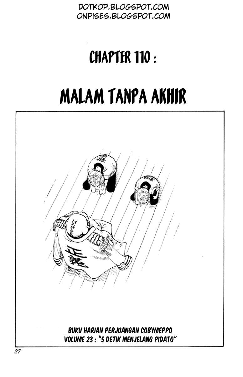 Komik One Piece Chapter 110 gambar nomor 1