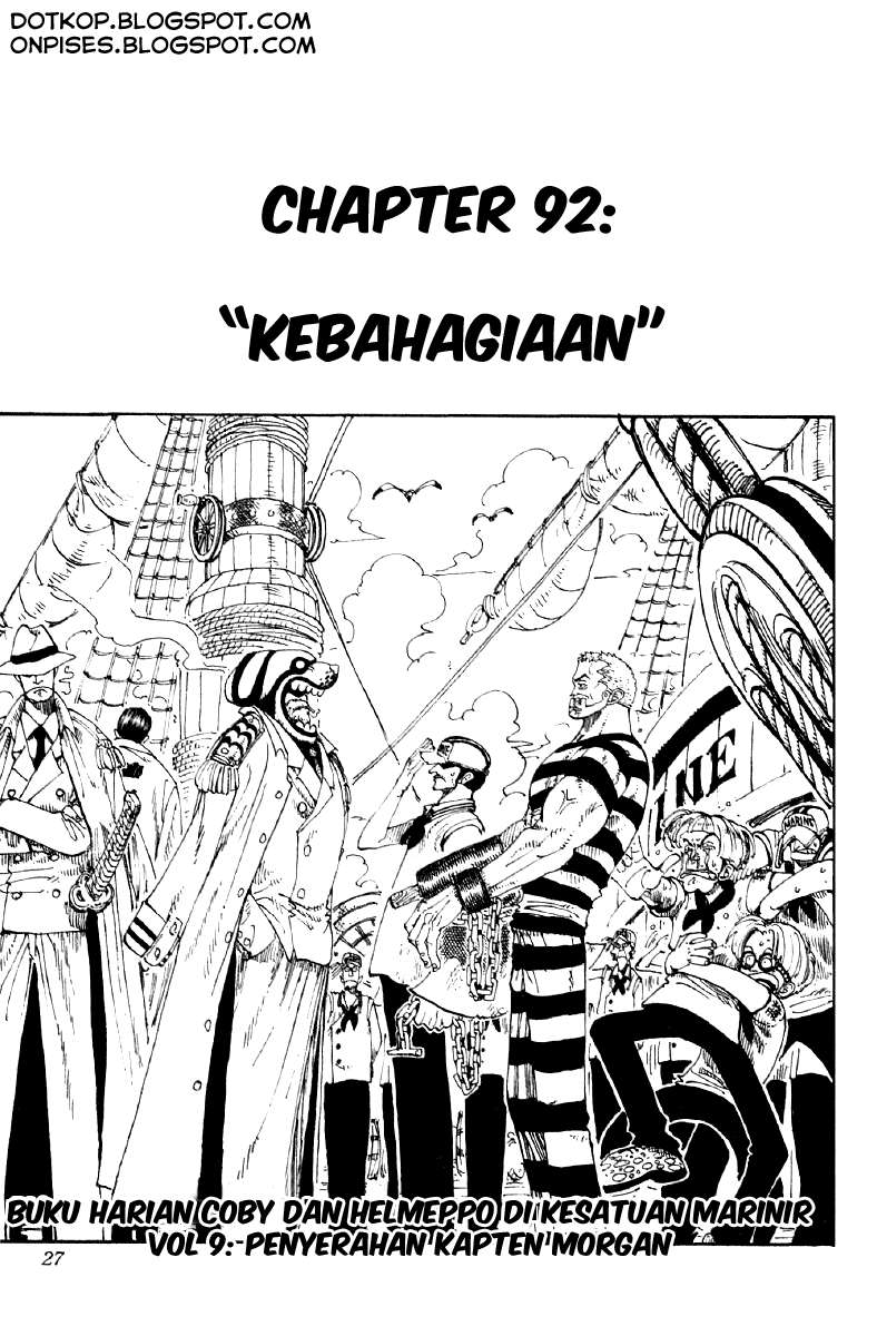 Komik One Piece Chapter 92 gambar nomor 1