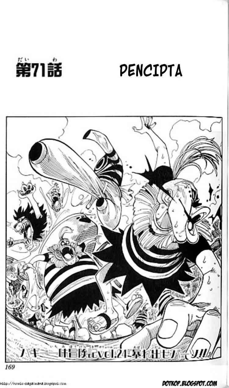 Komik One Piece Chapter 71 gambar nomor 1