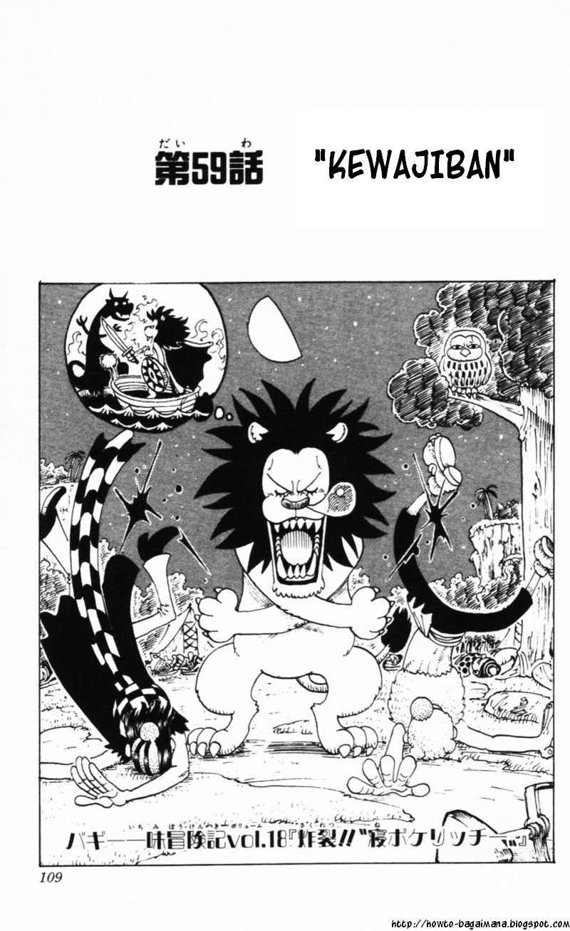 Komik One Piece Chapter 59 gambar nomor 1