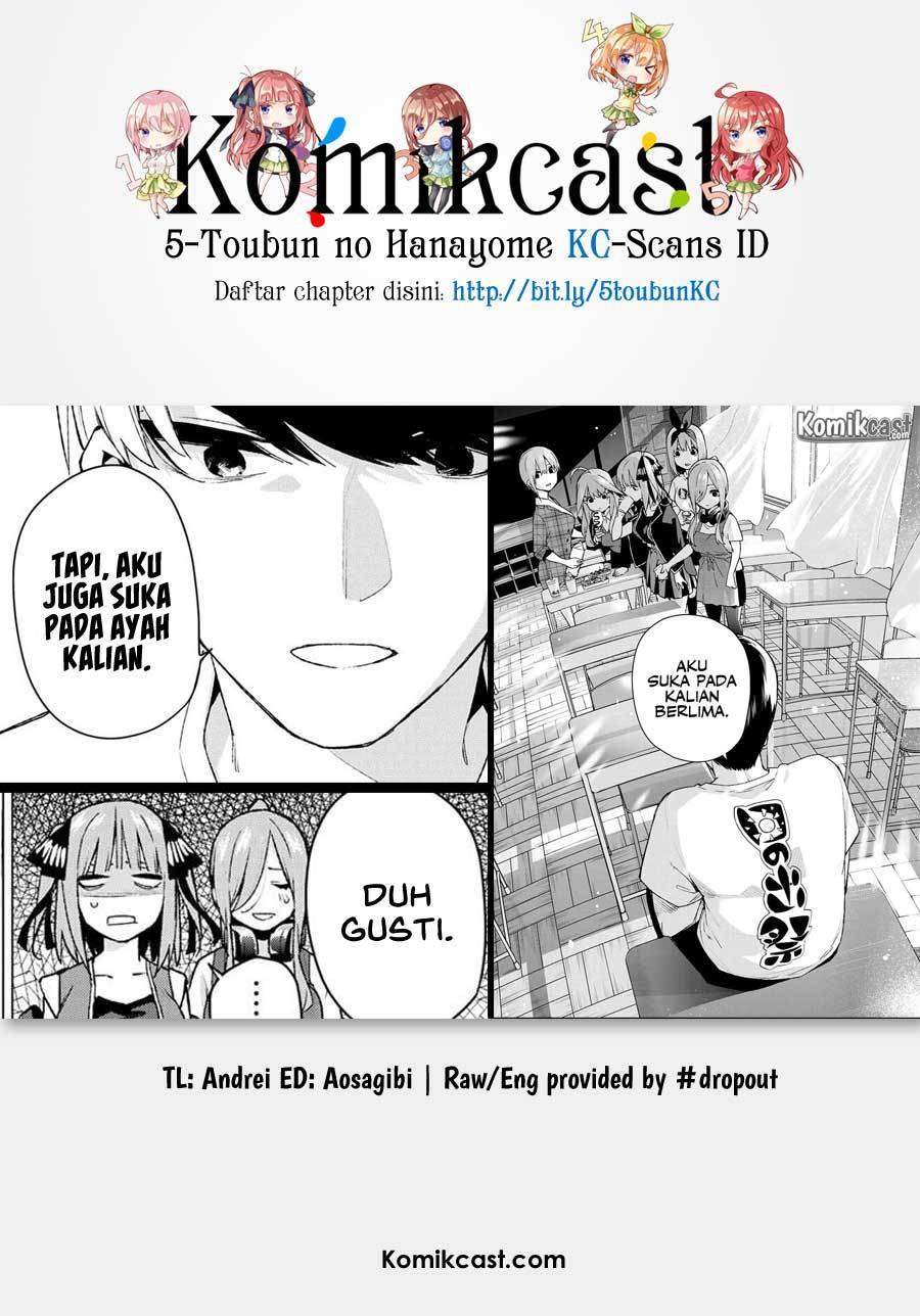 Go-toubun no Hanayome Chapter 99 Gambar 23