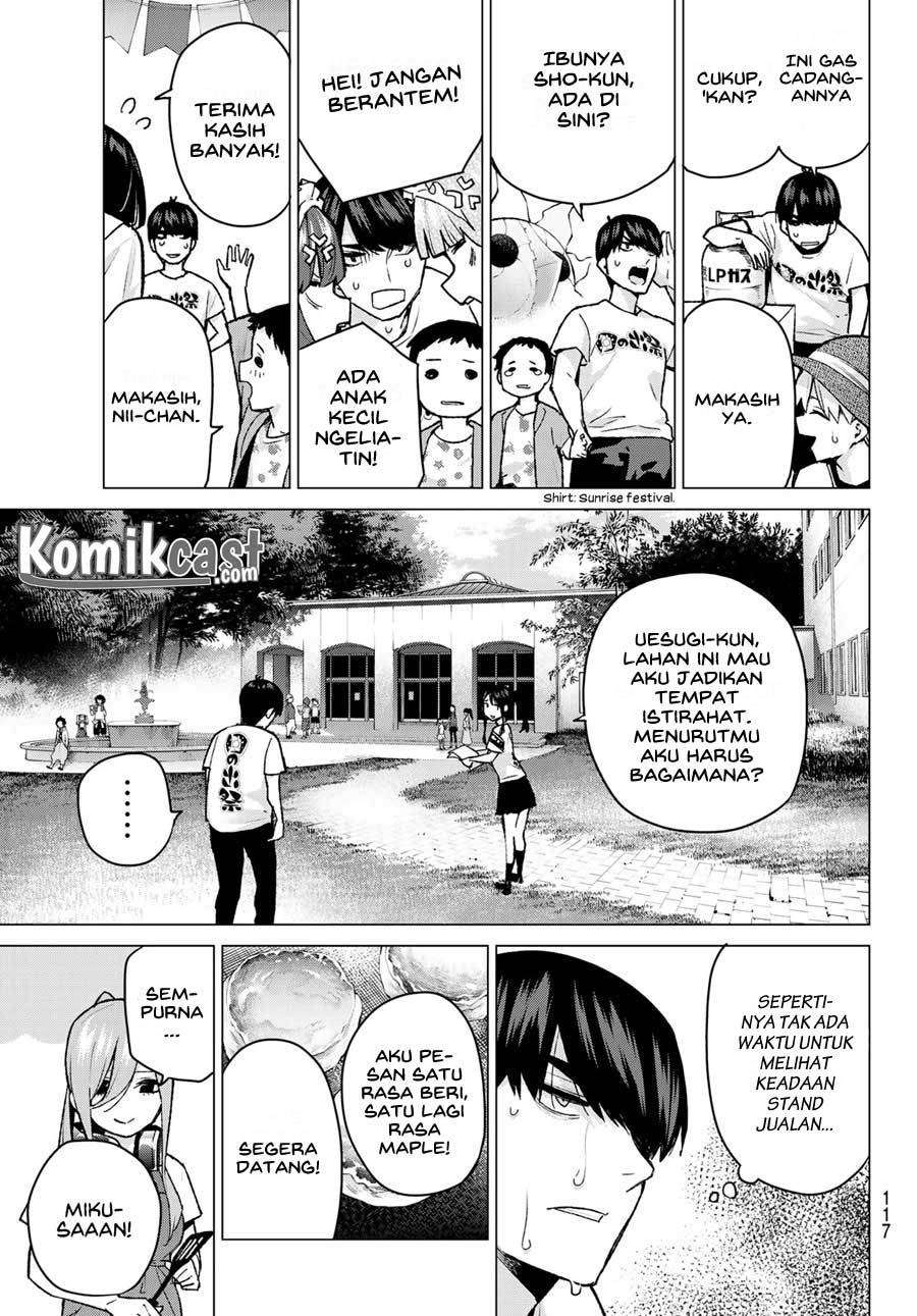 Go-toubun no Hanayome Chapter 99 Gambar 9