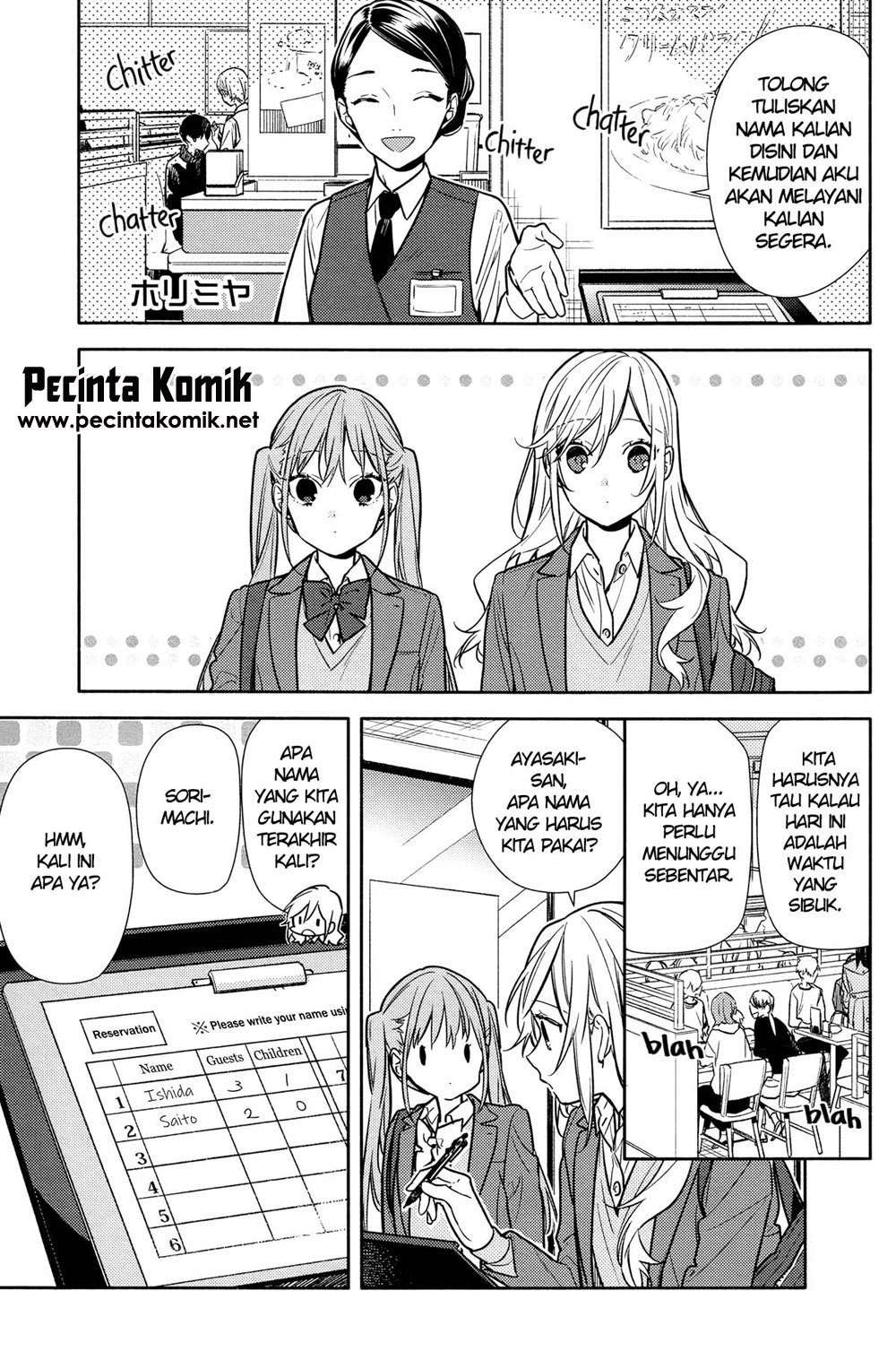 Komik Horimiya Chapter 102 gambar nomor 1