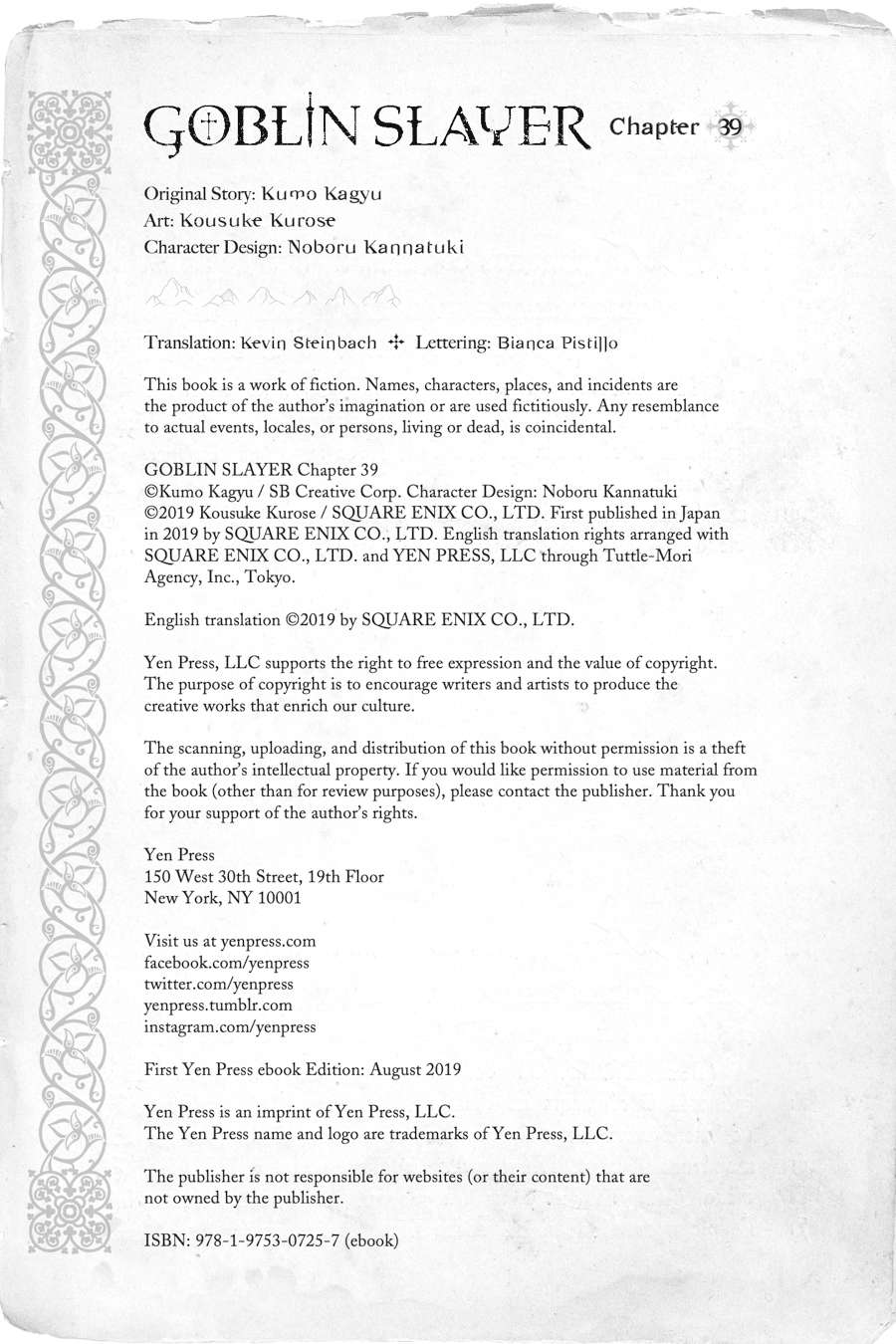 Goblin Slayer Chapter 39 Gambar 29