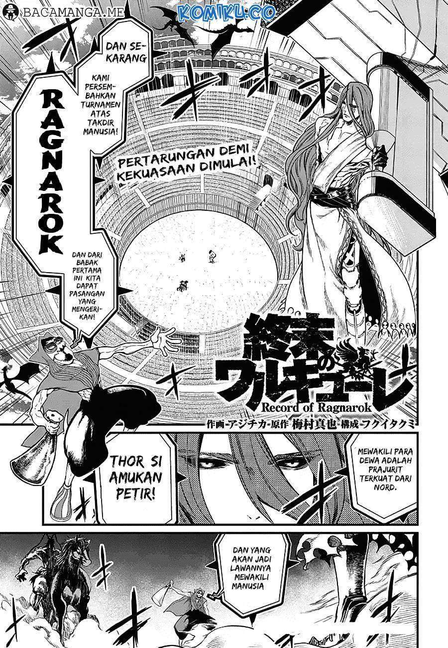 Manga Shuumatsu no Valkyrie Chapter 2 gambar nomor 2