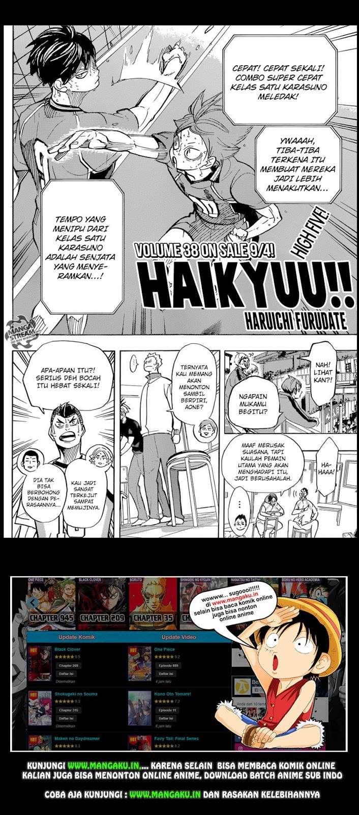 Manga Haikyuu!! Chapter 362 gambar nomor 2