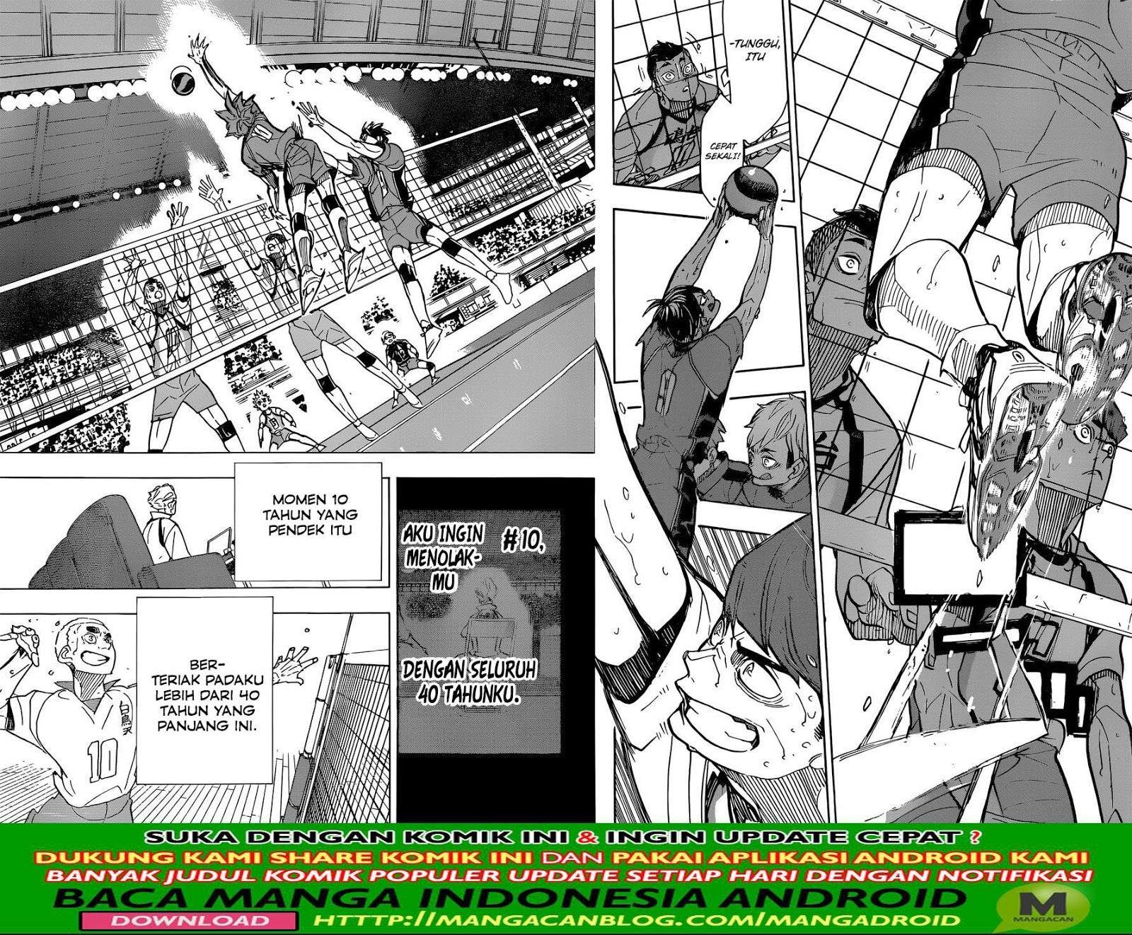 Haikyuu!! Chapter 361 Gambar 15