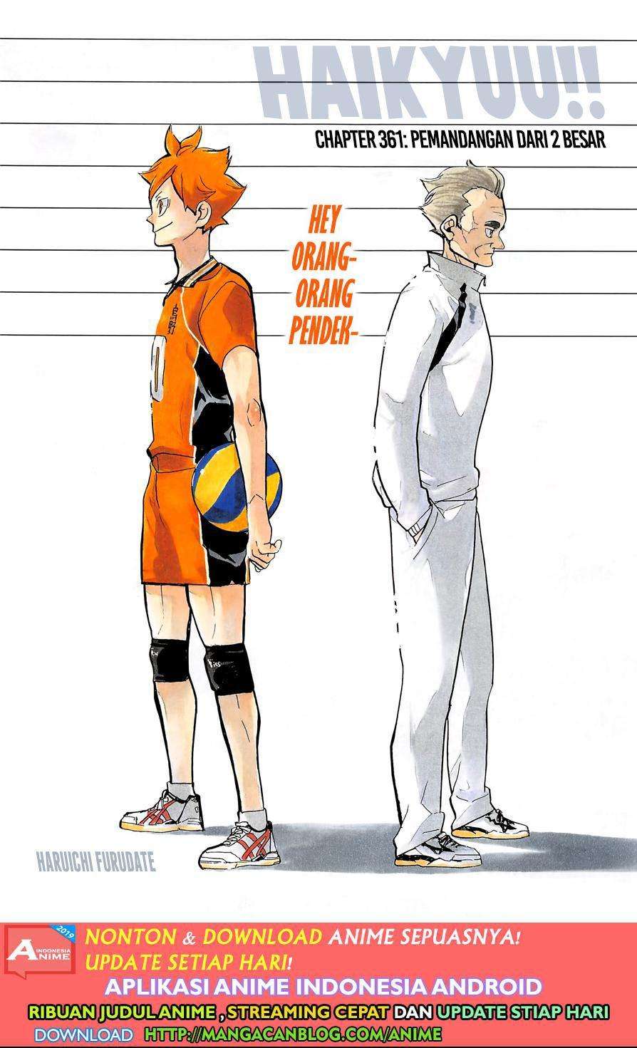 Komik Haikyuu!! Chapter 361 gambar nomor 1