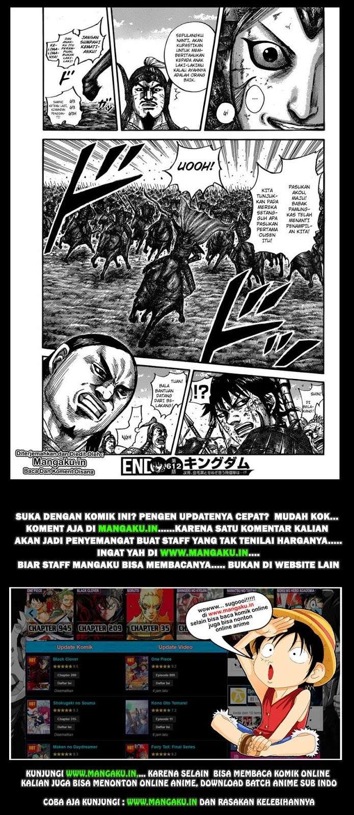 Kingdom Chapter 612 Gambar 19