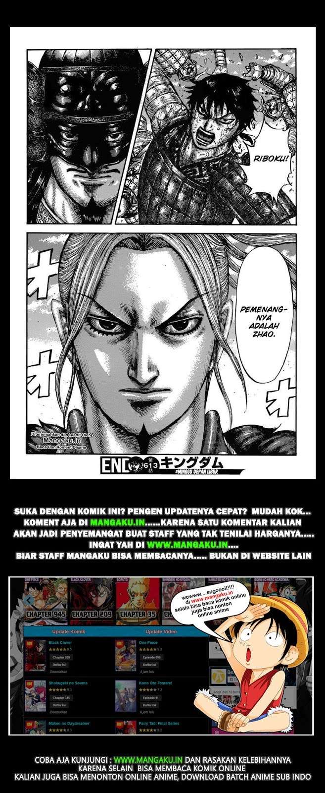 Kingdom Chapter 613 Gambar 19