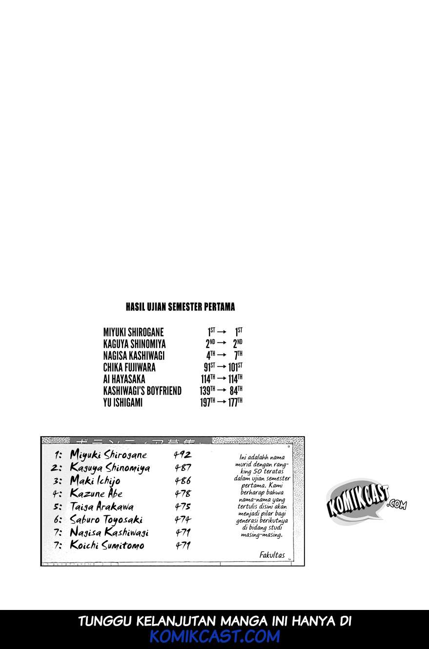 Kaguya-sama wa Kokurasetai – Tensai-tachi no Renai Zunousen Chapter 30.5 Gambar 15