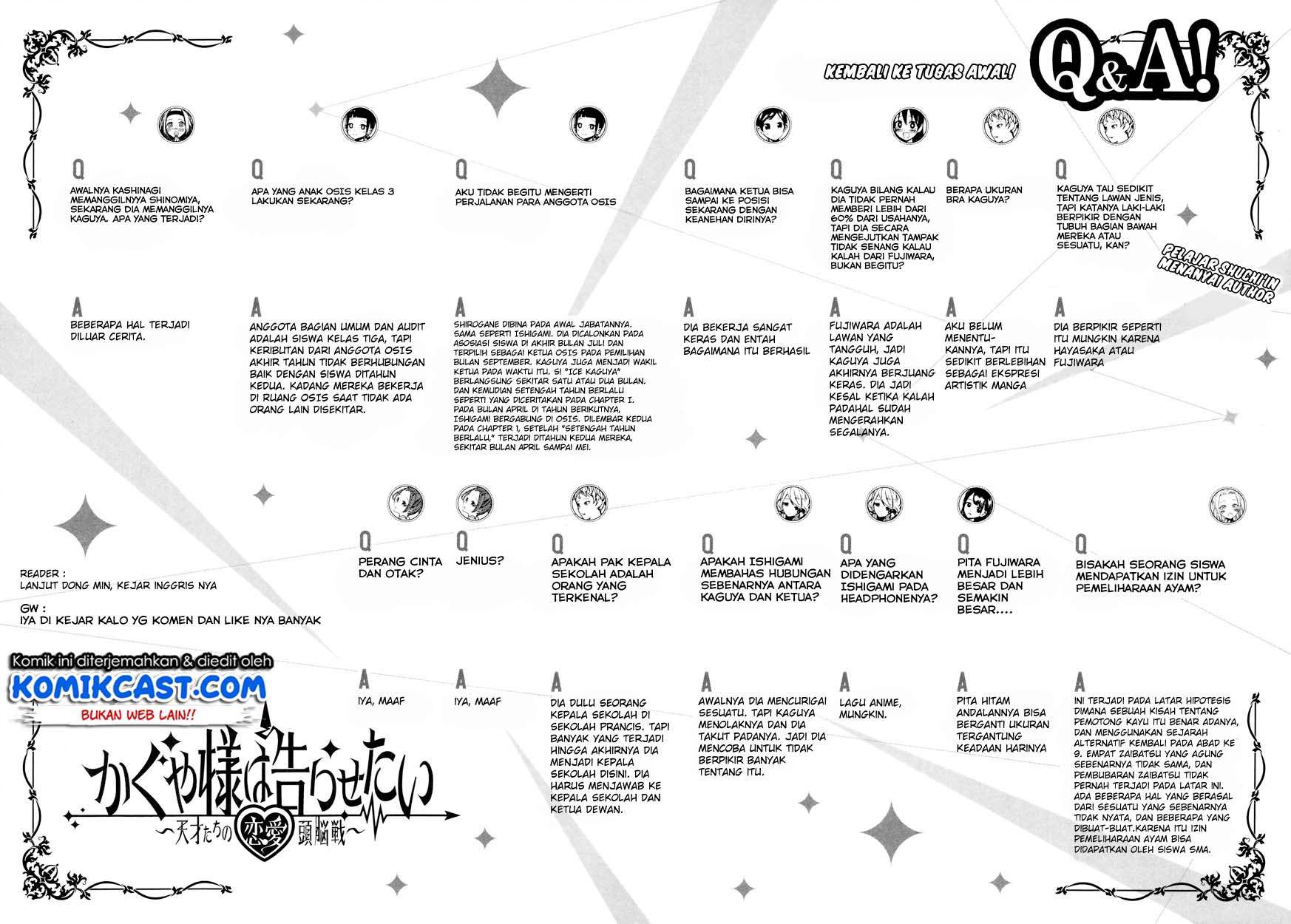 Kaguya-sama wa Kokurasetai – Tensai-tachi no Renai Zunousen Chapter 43.5 Gambar 16