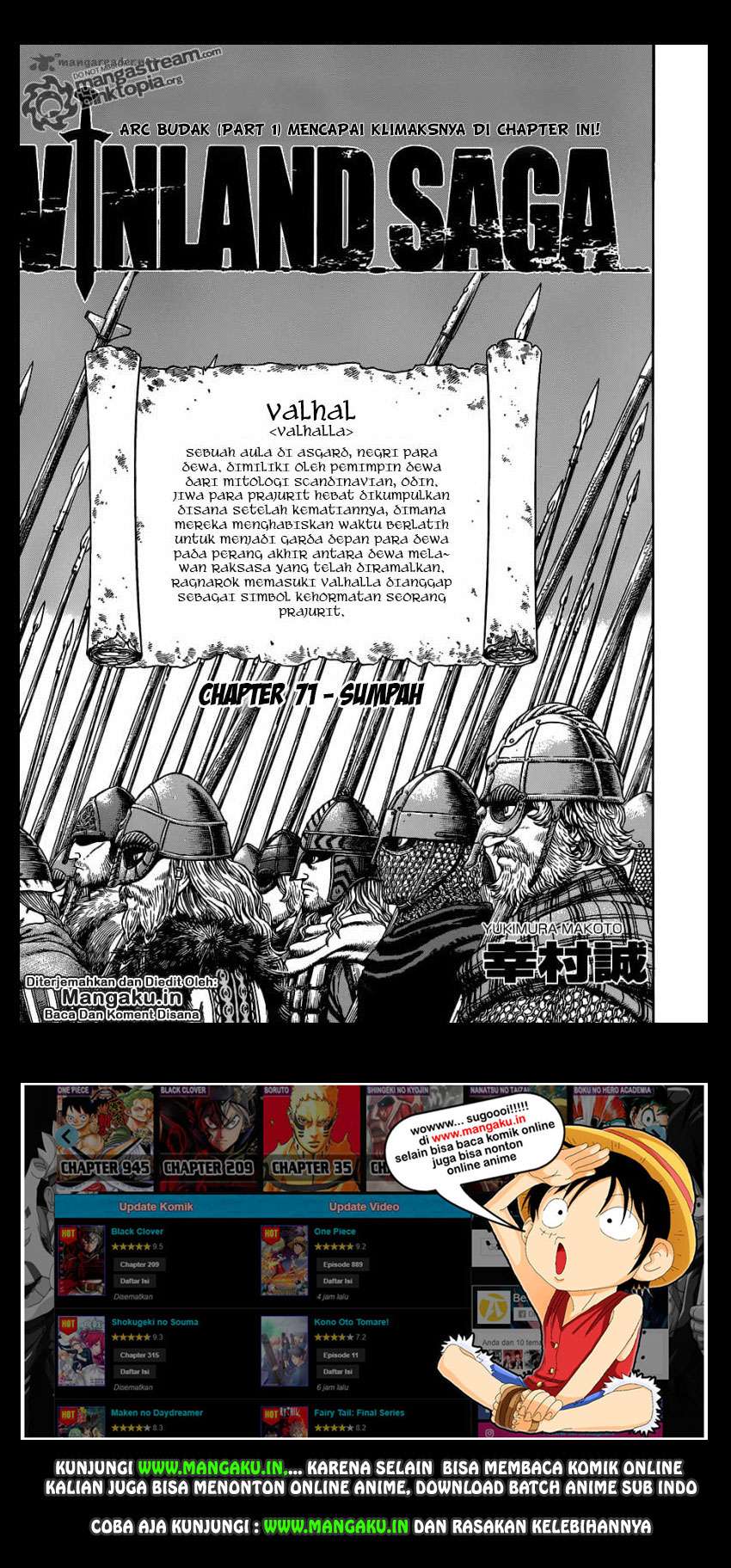 Manga Vinland Saga Chapter 71 gambar nomor 2