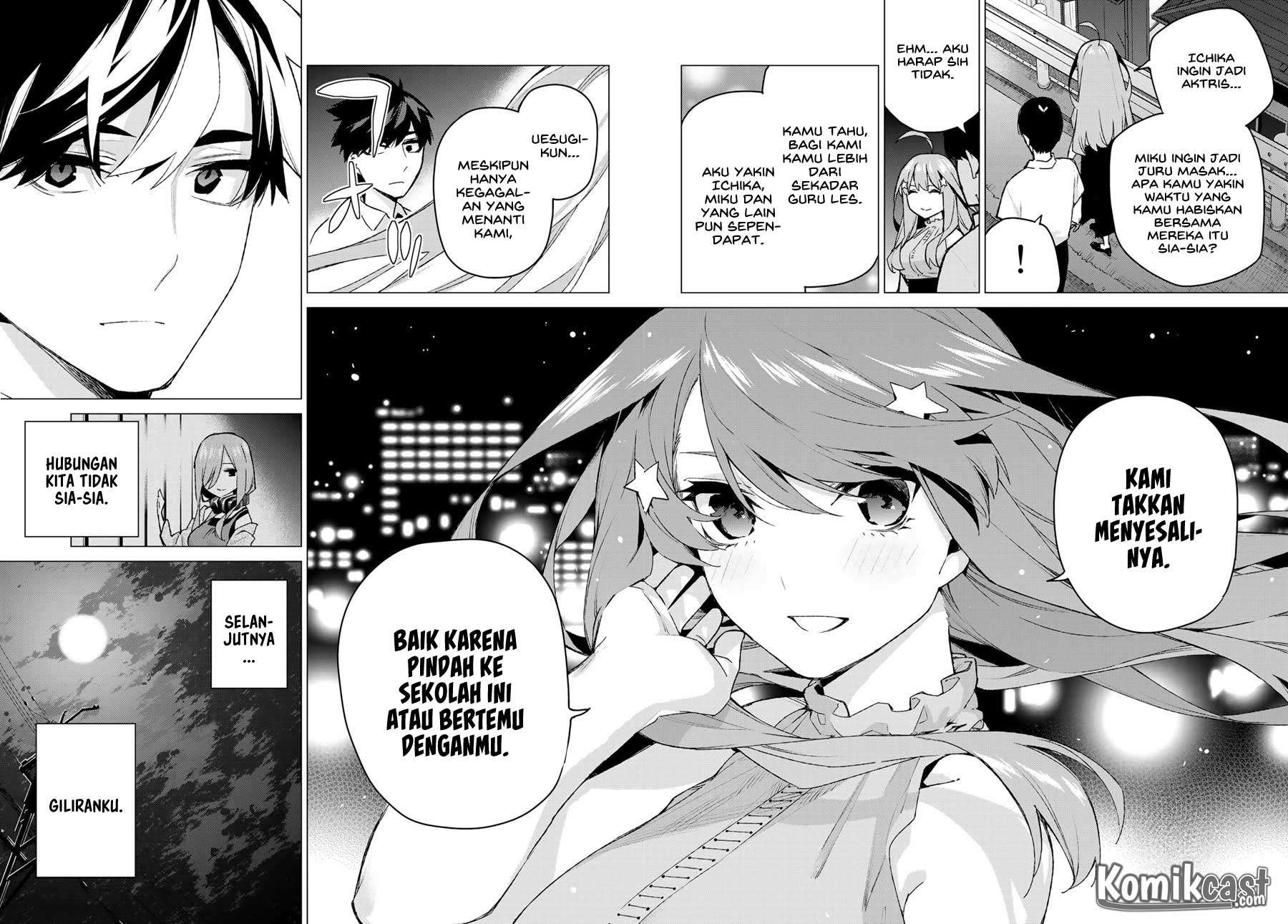 Go-toubun no Hanayome Chapter 98 Gambar 19