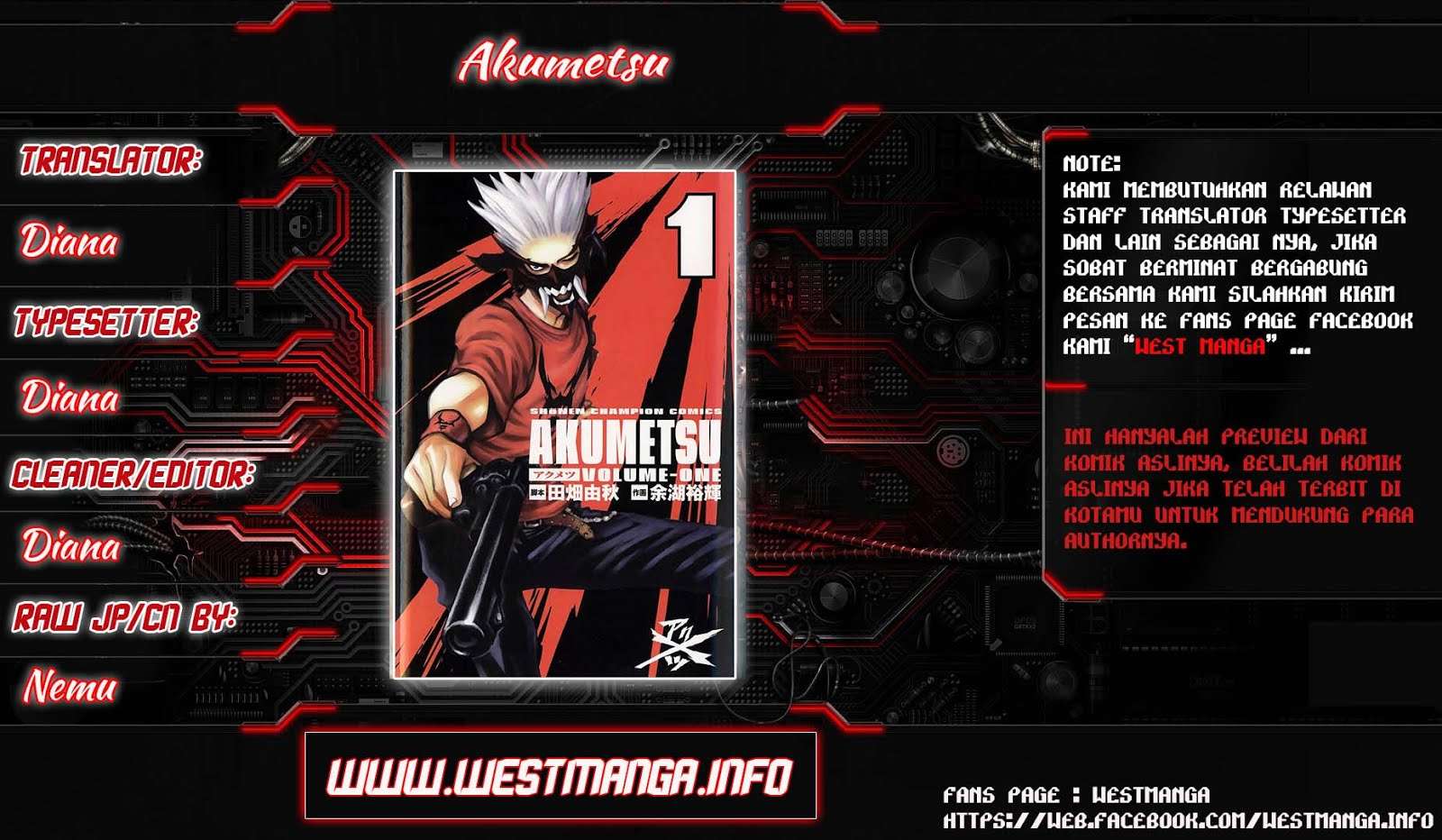 Komik Akumetsu Chapter 24 gambar nomor 1