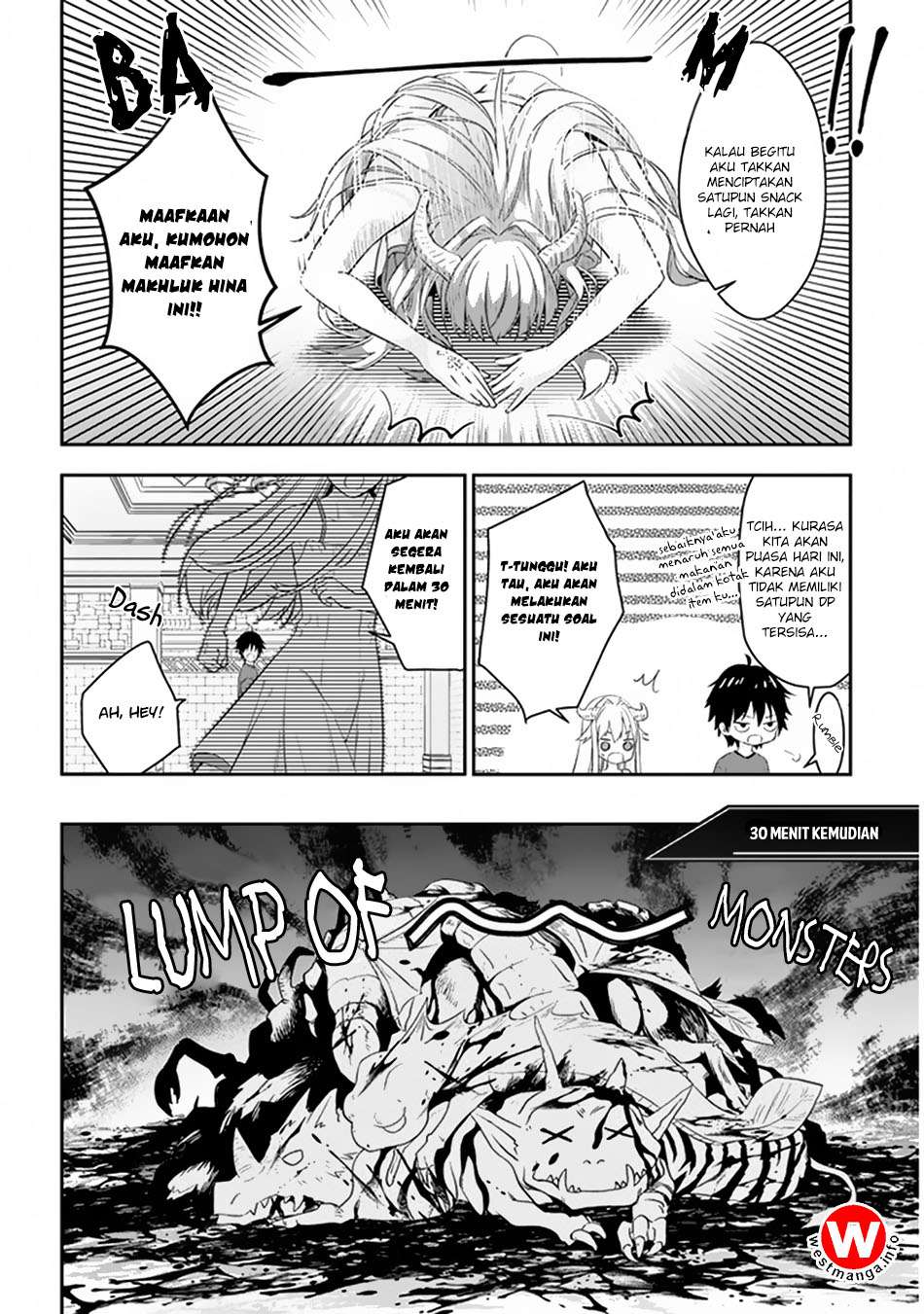 Maou ni Natte node – Dungeon Tsukutte Jingai Musume to Honobono suru Chapter 4.1 Gambar 9