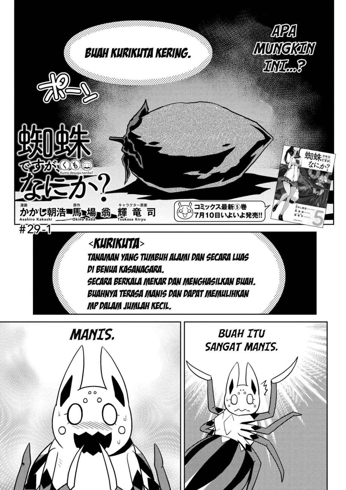 Manga Kumo desu ga, Nani ka? Chapter 29.1 gambar nomor 2