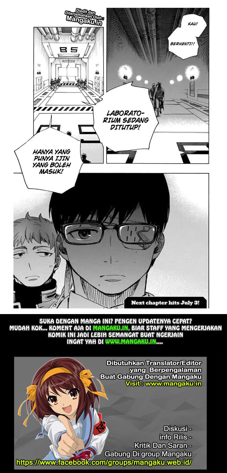 Ao no Exorcist Chapter 111 Gambar 36