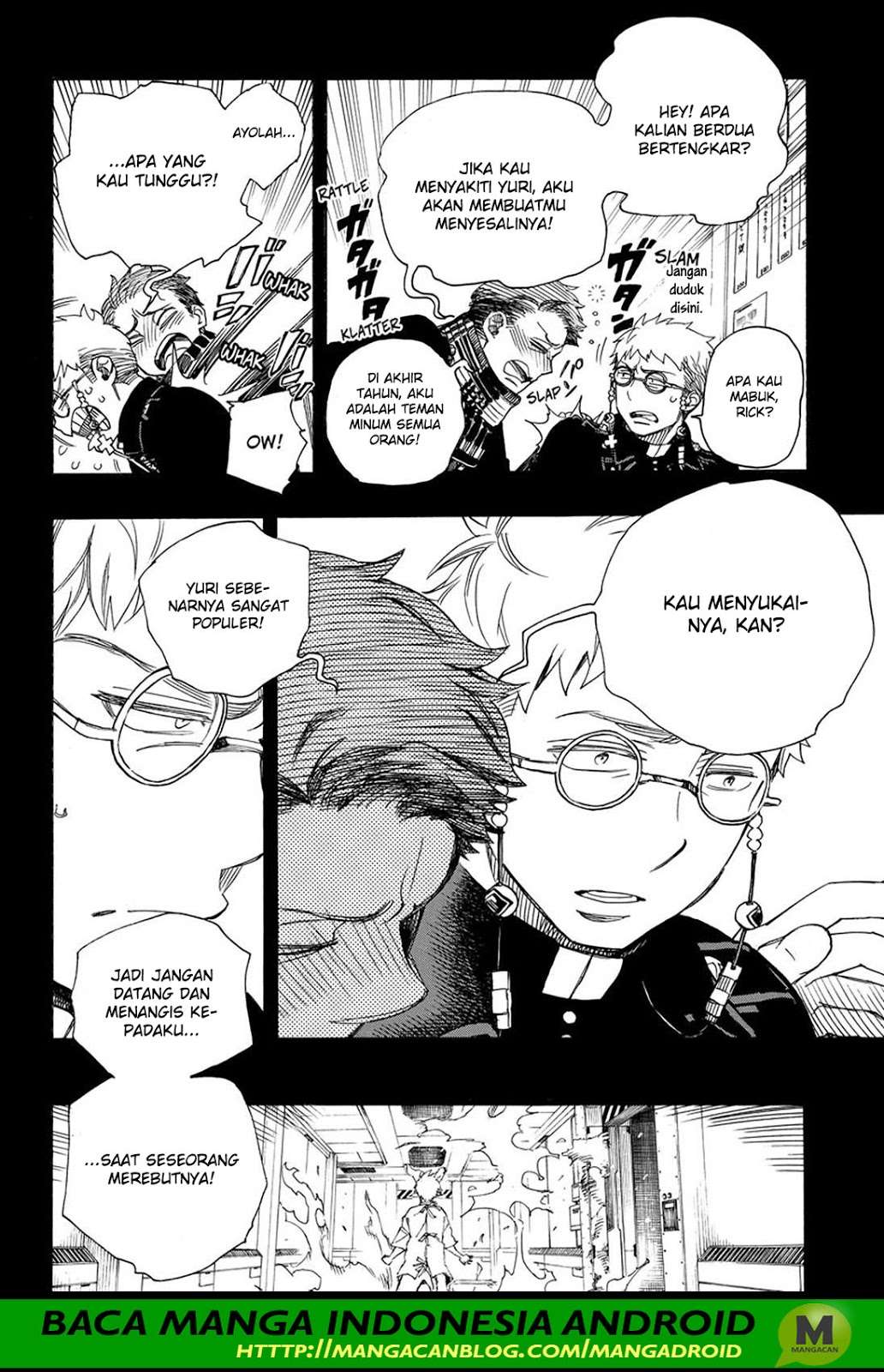 Ao no Exorcist Chapter 105 Gambar 16