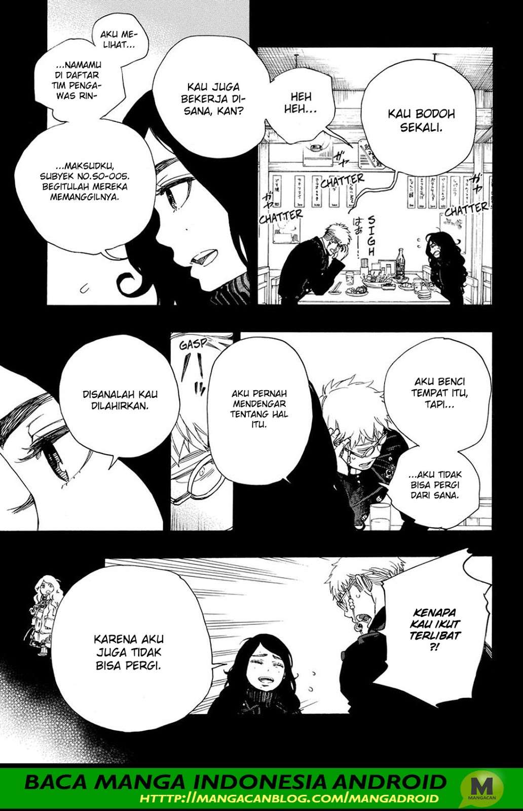 Ao no Exorcist Chapter 105 Gambar 13