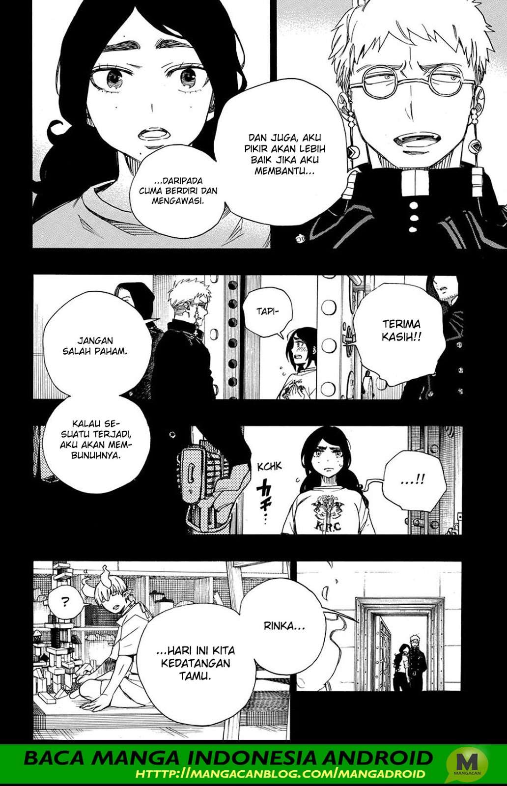 Ao no Exorcist Chapter 105 Gambar 24