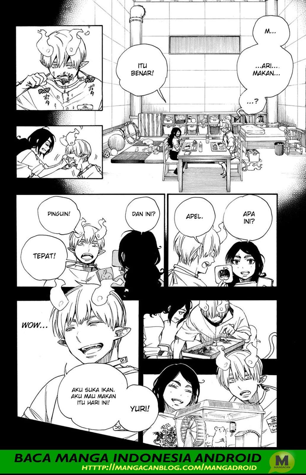 Ao no Exorcist Chapter 105 Gambar 20