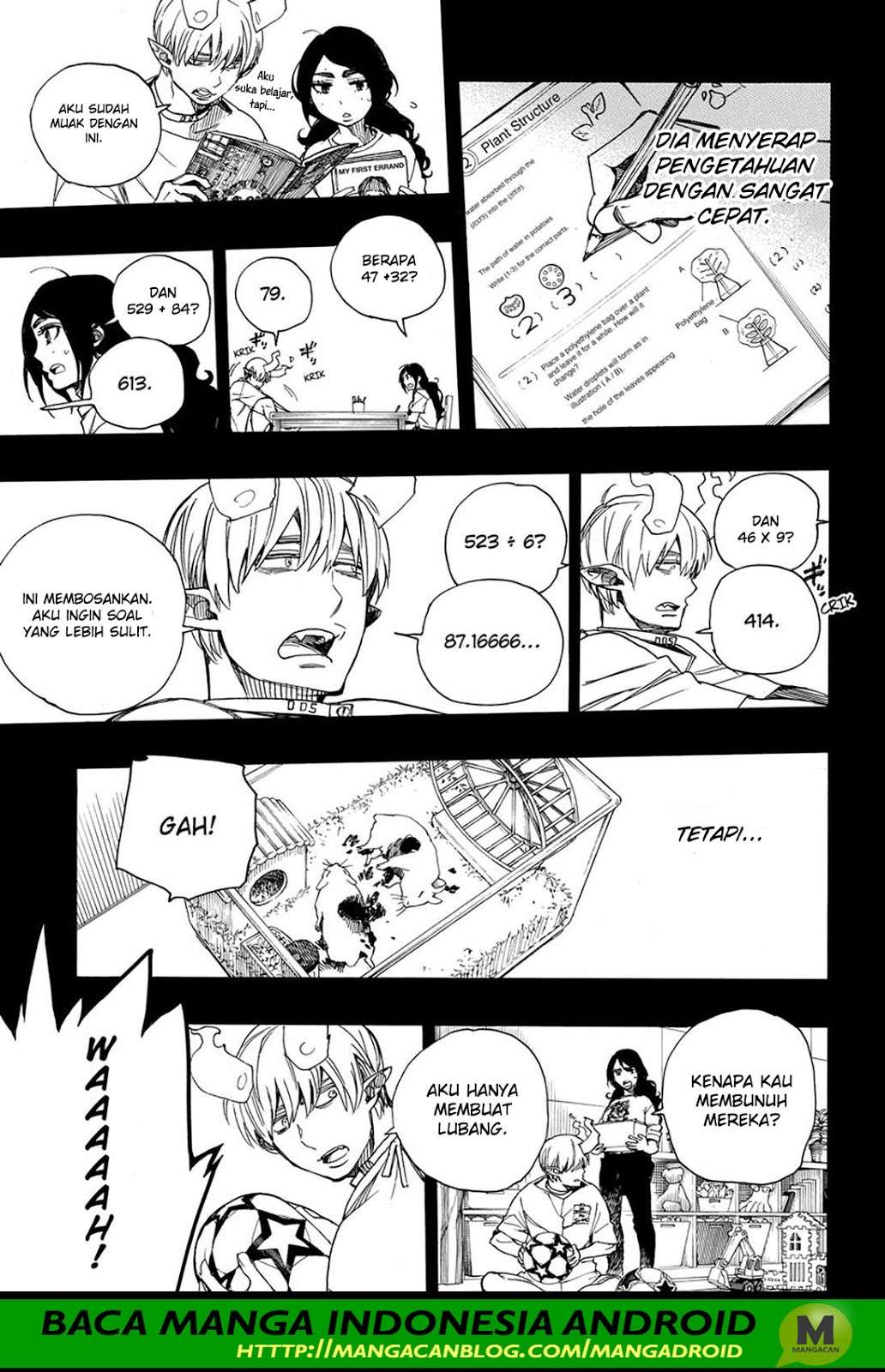 Ao no Exorcist Chapter 105 Gambar 21