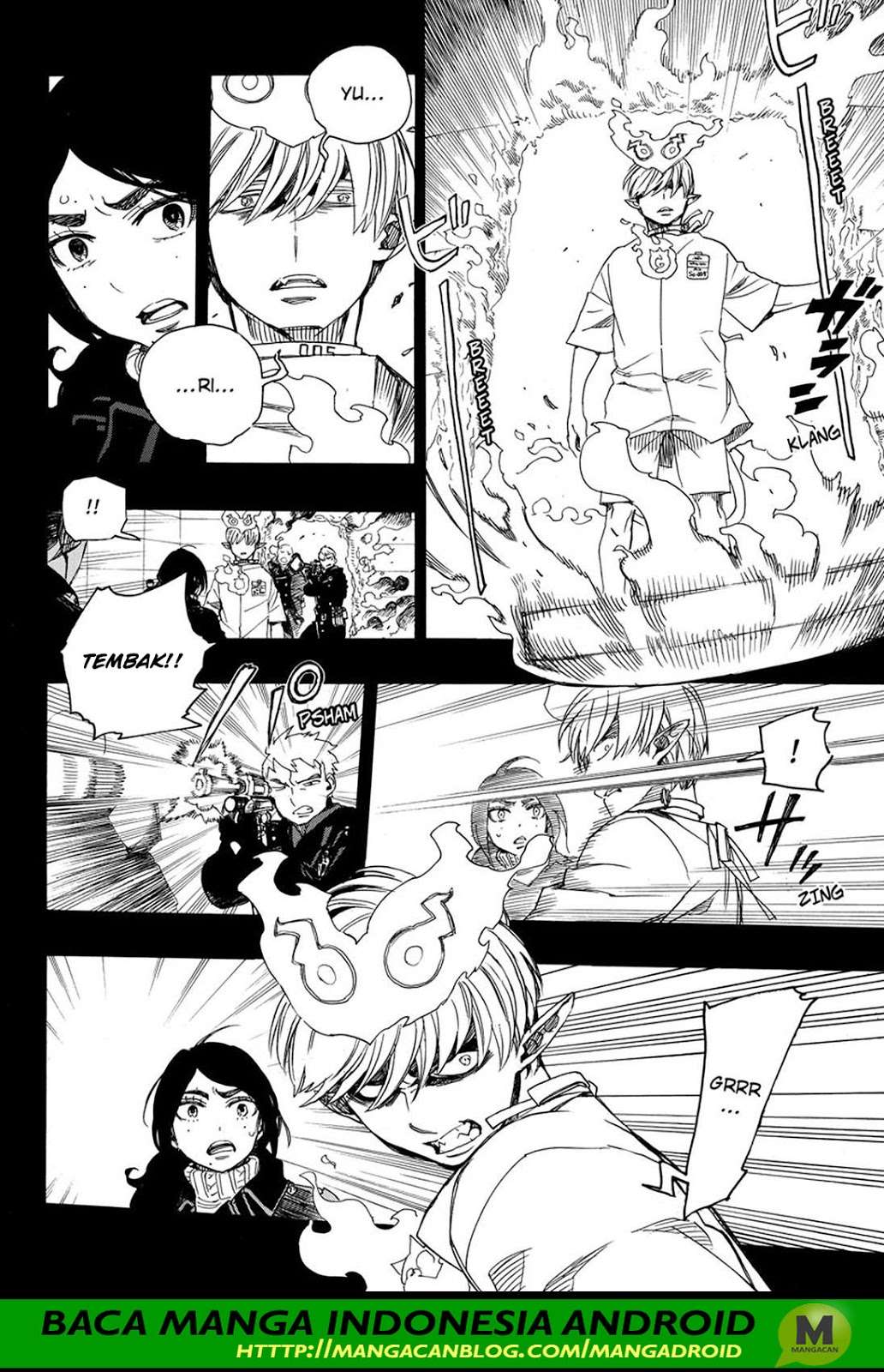 Ao no Exorcist Chapter 105 Gambar 8