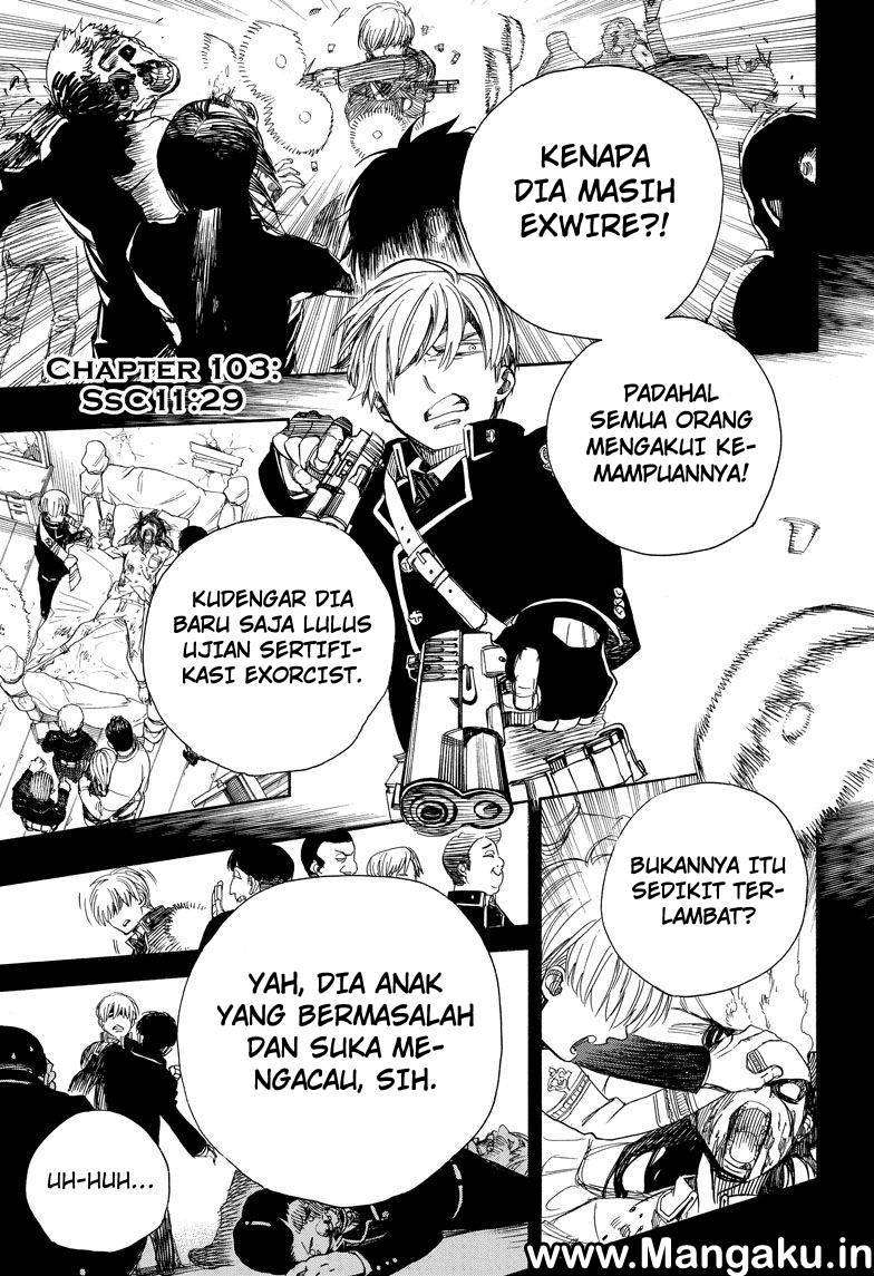 Manga Ao no Exorcist Chapter 103 gambar nomor 2