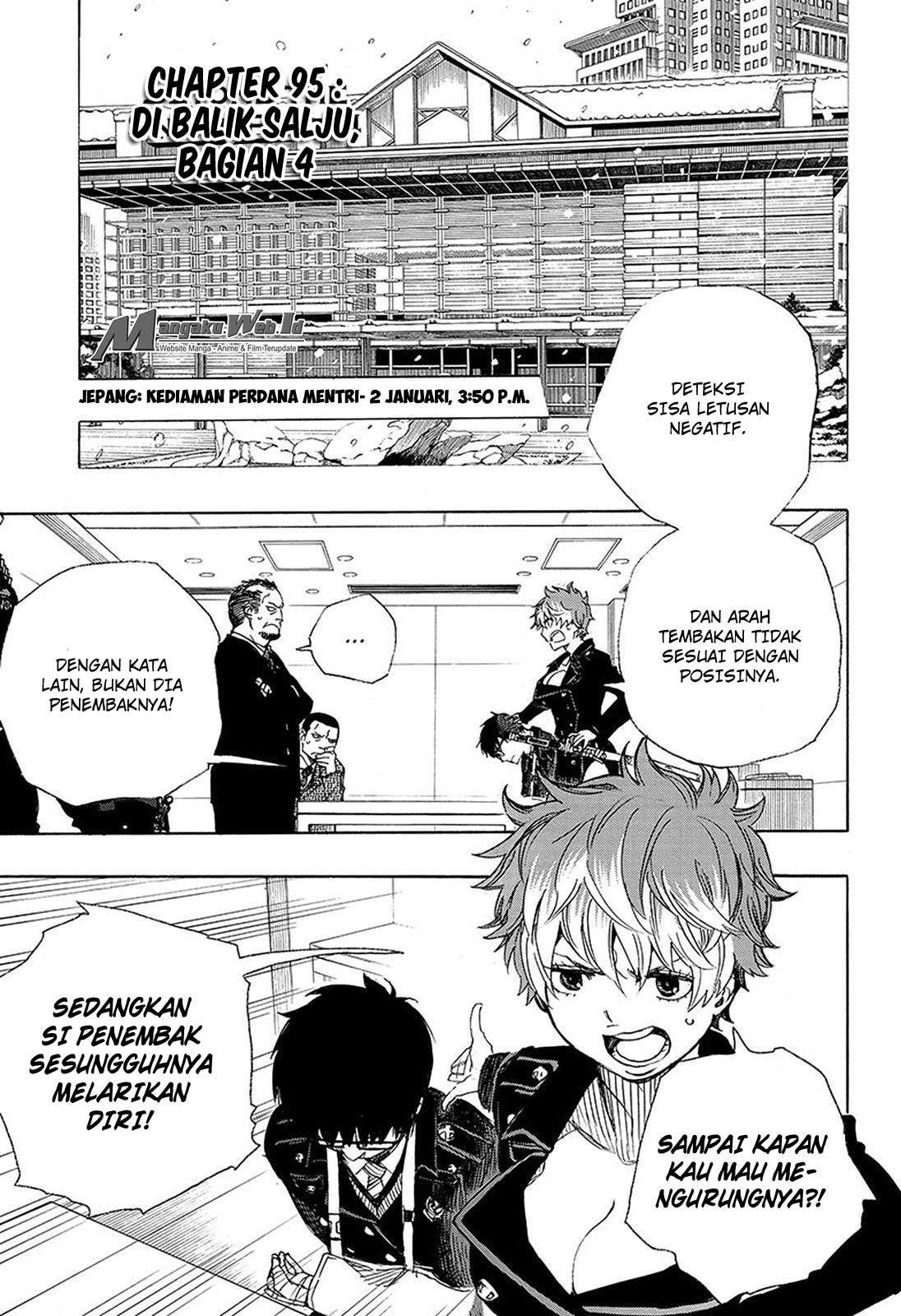 Manga Ao no Exorcist Chapter 95 gambar nomor 2