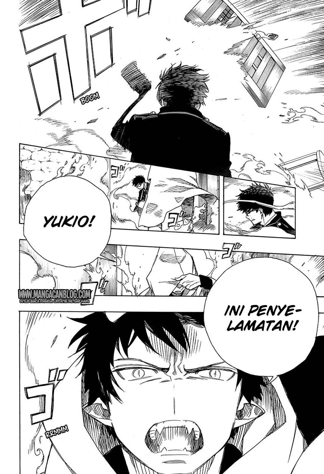 Manga Ao no Exorcist Chapter 96 gambar nomor 2