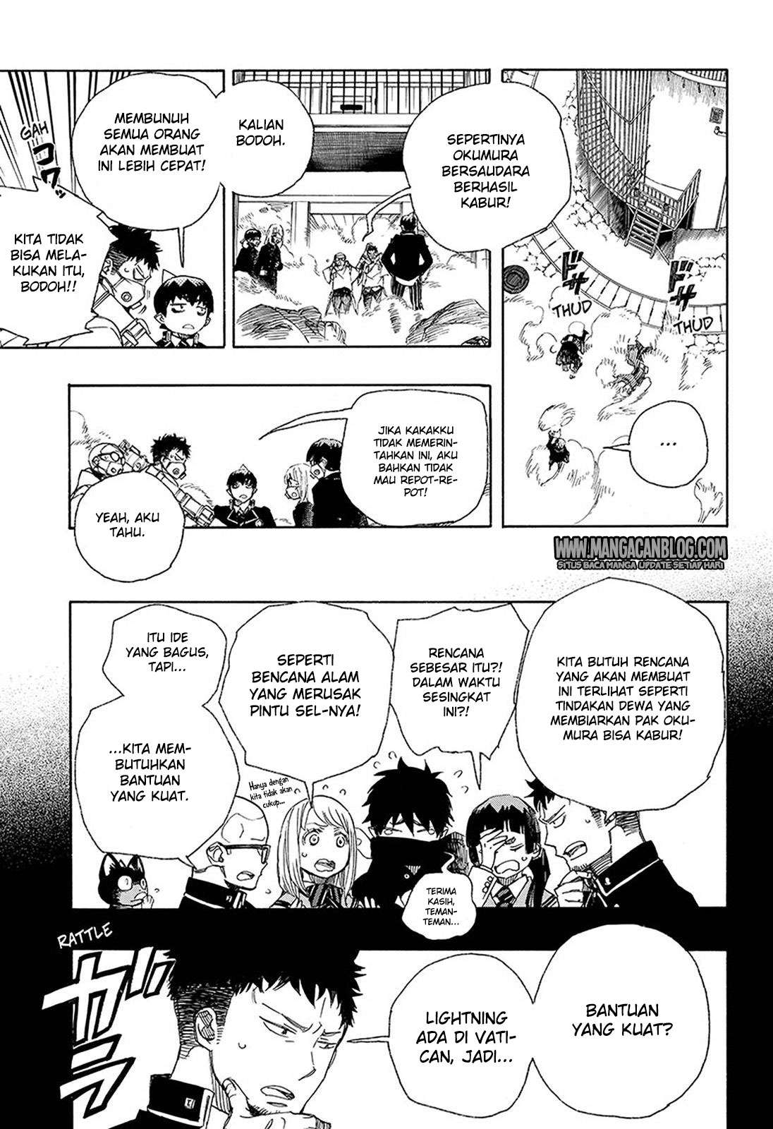 Ao no Exorcist Chapter 96 Gambar 5