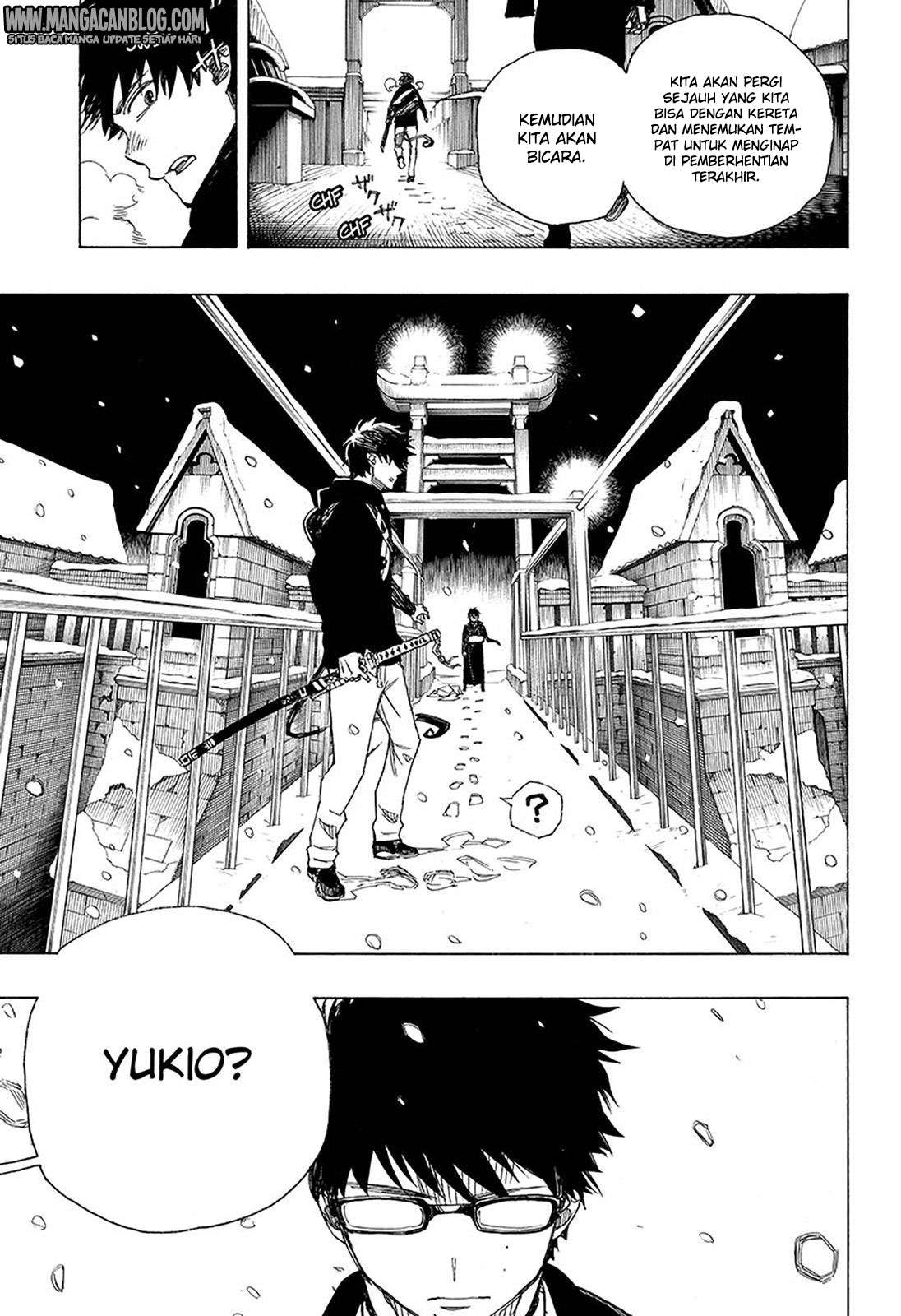 Ao no Exorcist Chapter 96 Gambar 9