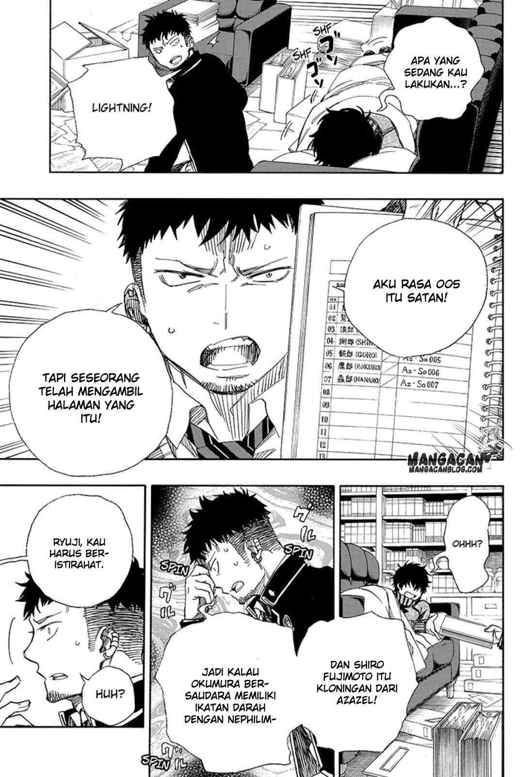 Ao no Exorcist Chapter 88 Gambar 23