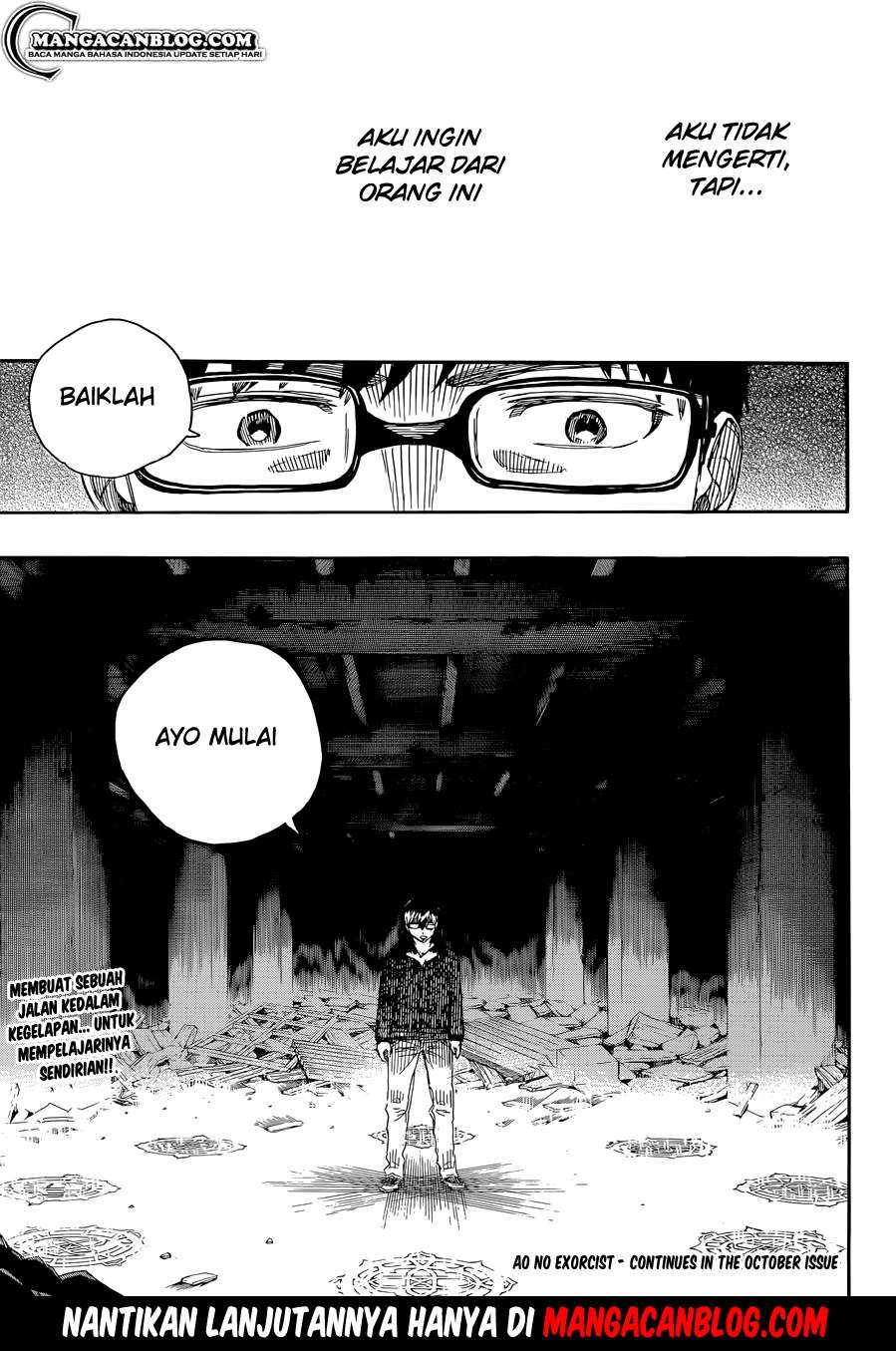 Ao no Exorcist Chapter 70 Gambar 34