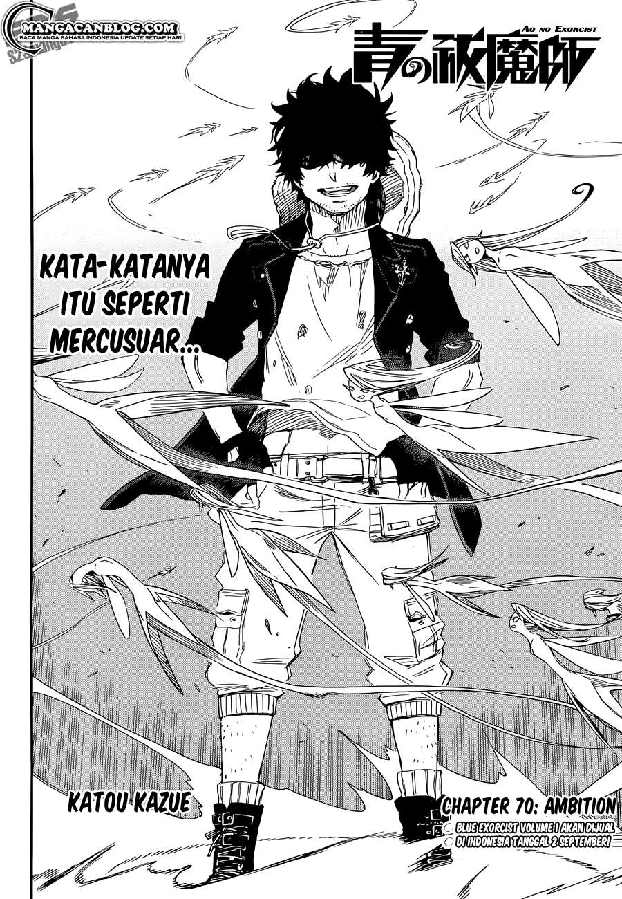 Ao no Exorcist Chapter 70 Gambar 4