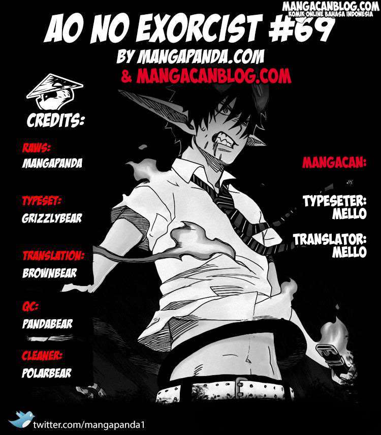 Manga Ao no Exorcist Chapter 69 gambar nomor 2