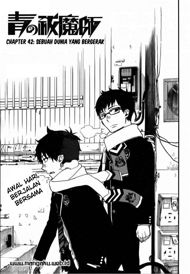 Manga Ao no Exorcist Chapter 42 gambar nomor 2
