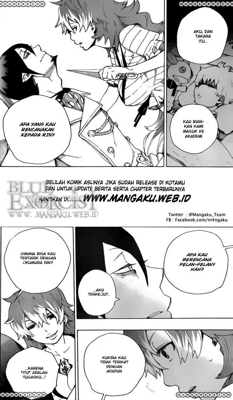 Ao no Exorcist Chapter 34 Gambar 8