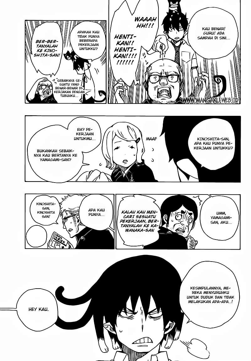 Ao no Exorcist Chapter 18 Gambar 15