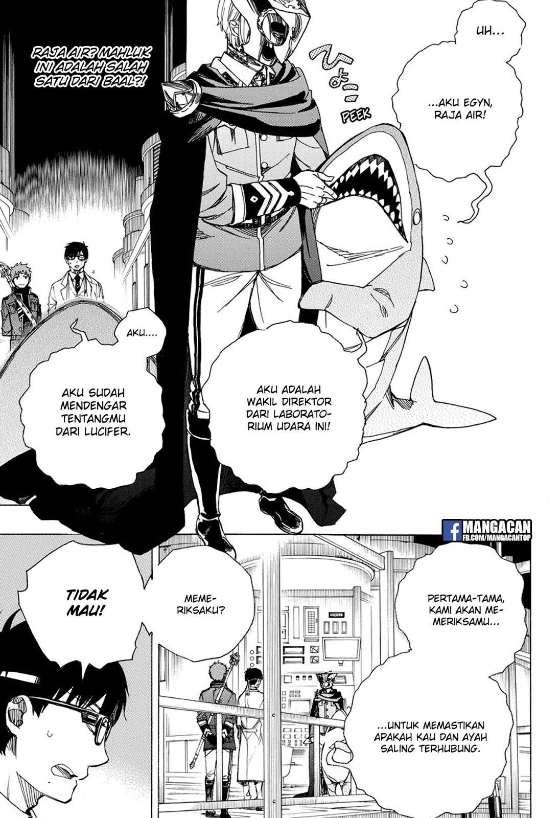 Ao no Exorcist Chapter 99.2 Gambar 16