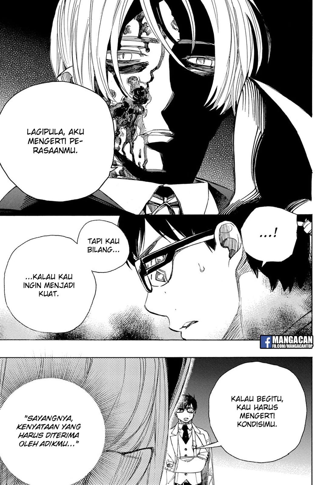 Ao no Exorcist Chapter 99.2 Gambar 17