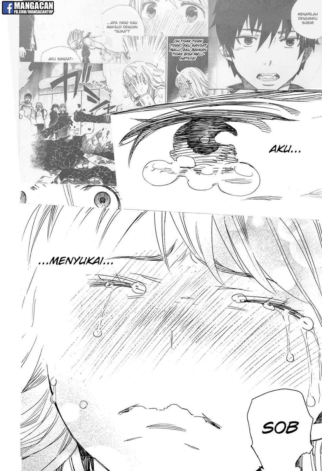Ao no Exorcist Chapter 99.2 Gambar 18