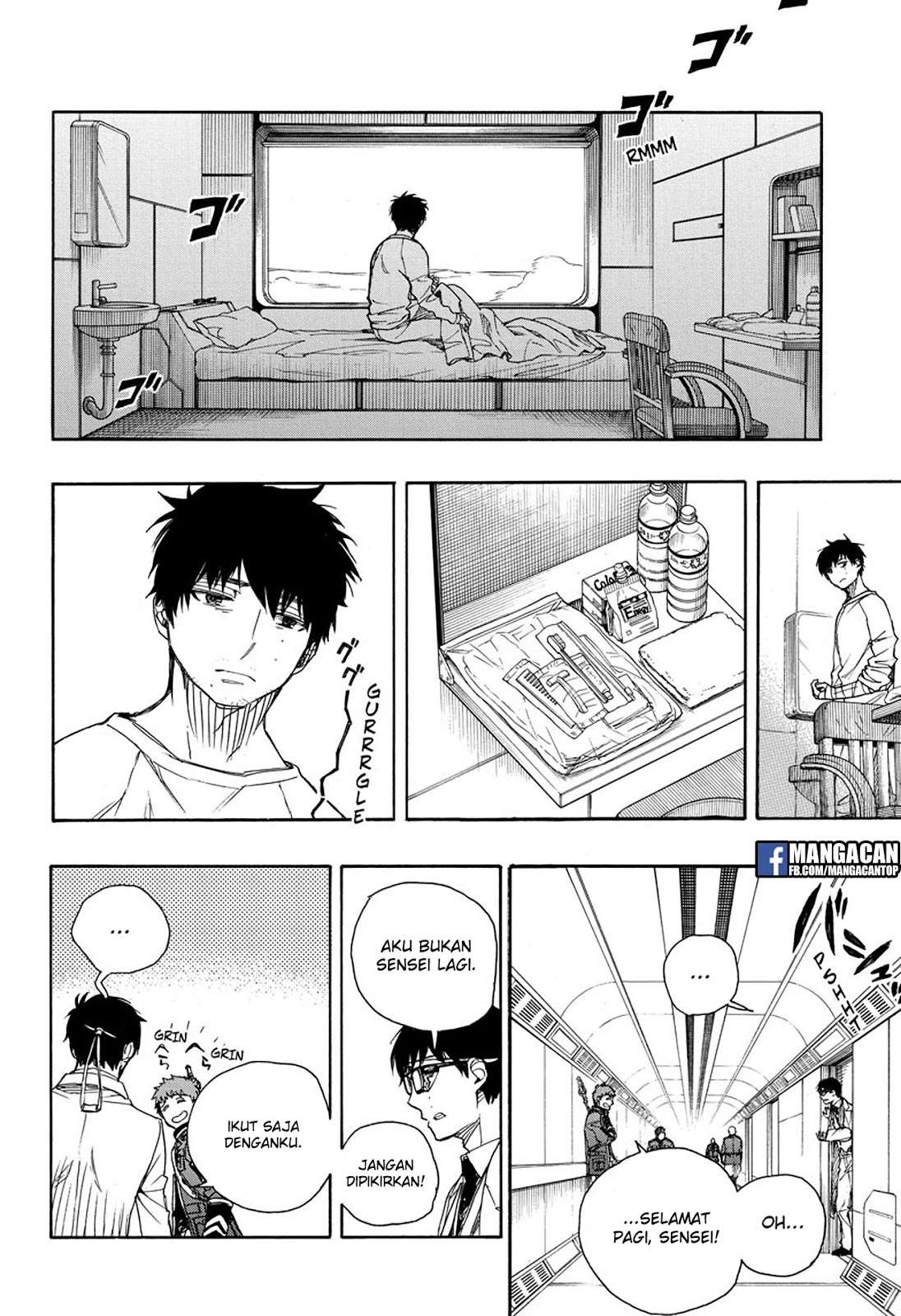 Ao no Exorcist Chapter 99.2 Gambar 19