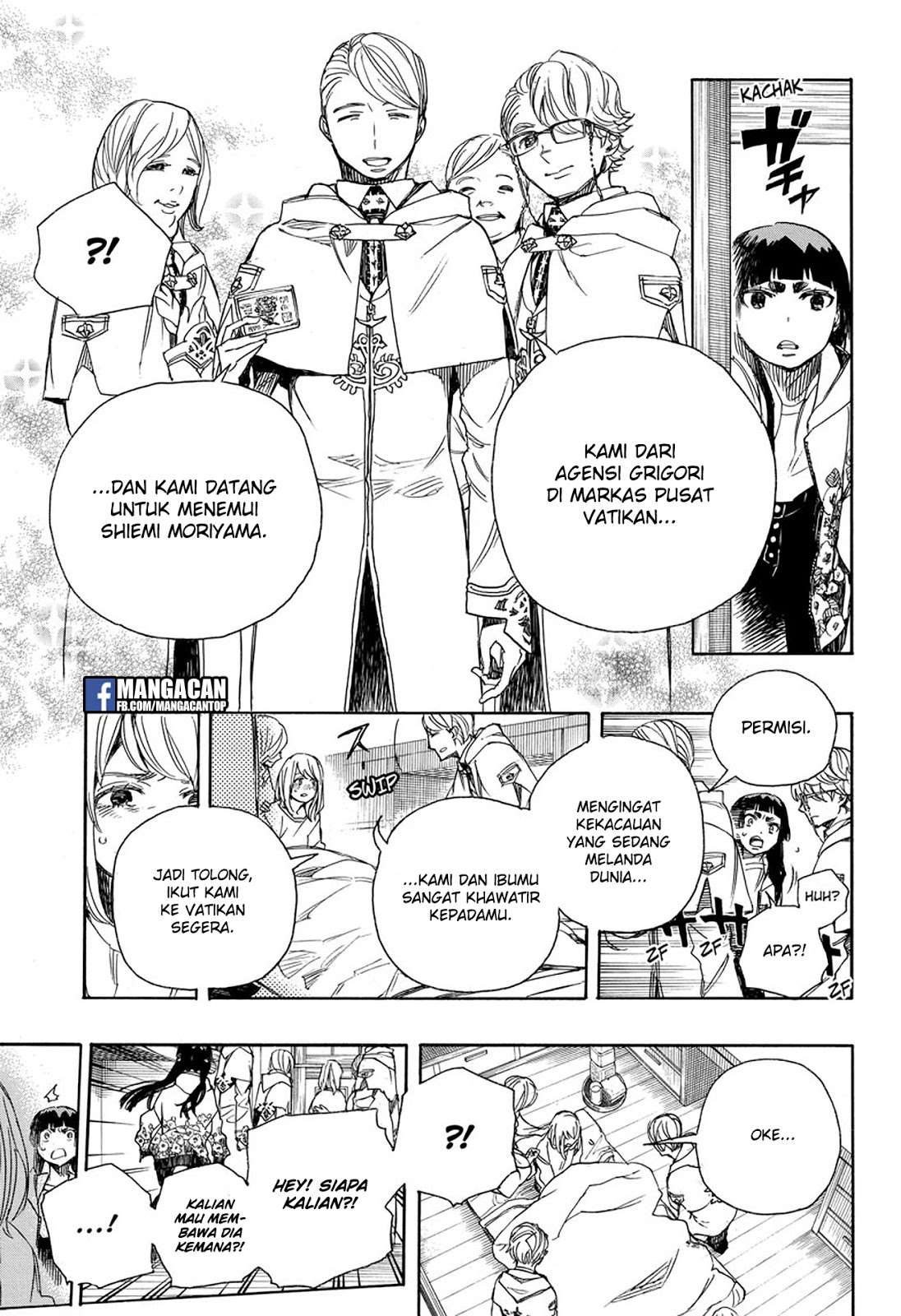 Ao no Exorcist Chapter 99.2 Gambar 24