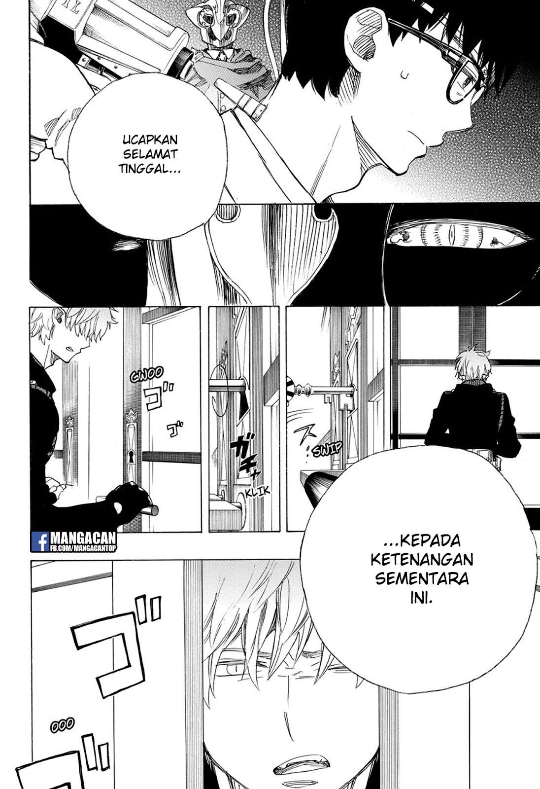 Ao no Exorcist Chapter 99.2 Gambar 20