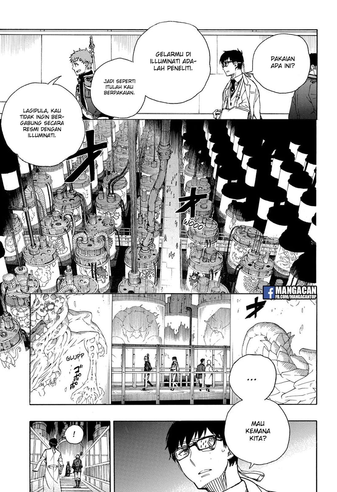 Ao no Exorcist Chapter 99.2 Gambar 6