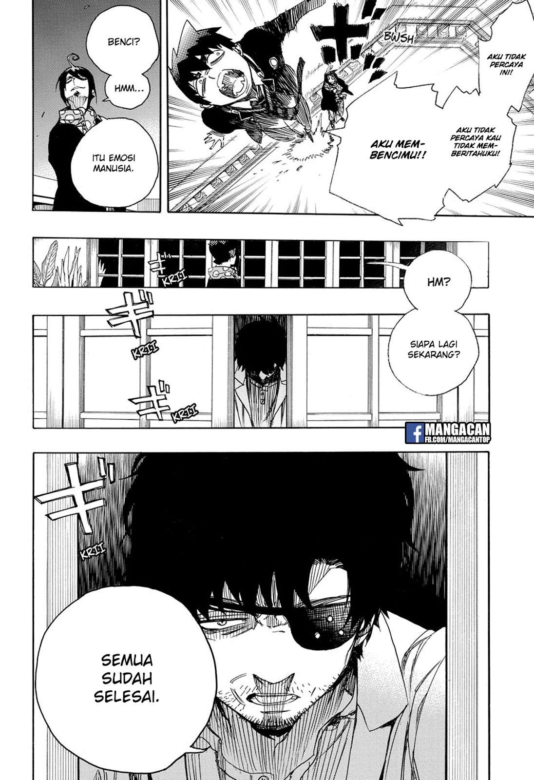 Ao no Exorcist Chapter 99.2 Gambar 8